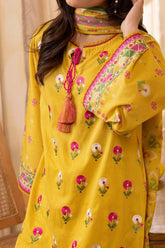 Zellbury Unstitched 2 Piece Digital Printed & Emb Lawn Vol-03 Collection'2024-WU-035
